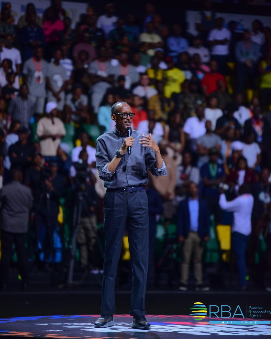 Giants of Africa: Perezida Kagame yasabye urubyiruko rwa Afurika guteza imbere umugabane wabo