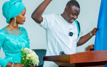 Niyonshuti Annick (Killaman) yasezeranye imbere y'amategeko n'umugore we (Amafoto)