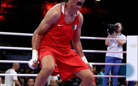 Olempike 2024: Nyuma yo gukubita Angela bakamusaka ubugabo, Imane yakubise undi mukobwa agwa igihumure