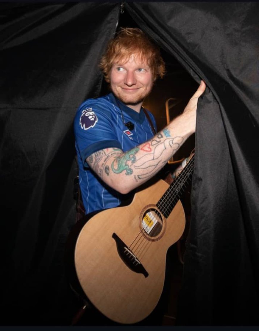 Ikipe Ed Sheeran aherutse gutangamo amafaranga itsindiwe imbere ye