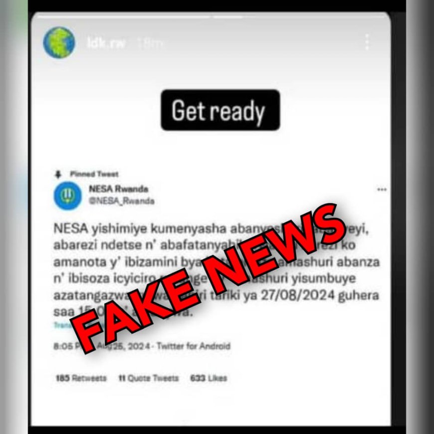 Iragaruka ku gihe cyo gutangira! NESA yitandukanyije n’abihisha mu mutaka wayo bagatangaza ibihuha