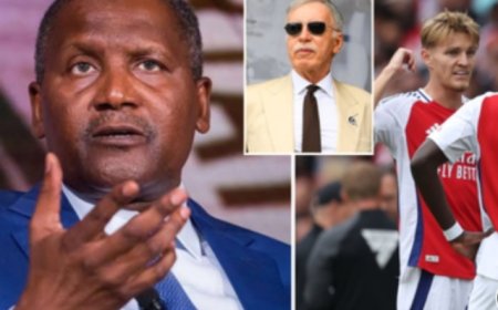 Impamvu Aliko Dangote atigeze agura ikipe ya Arsenal