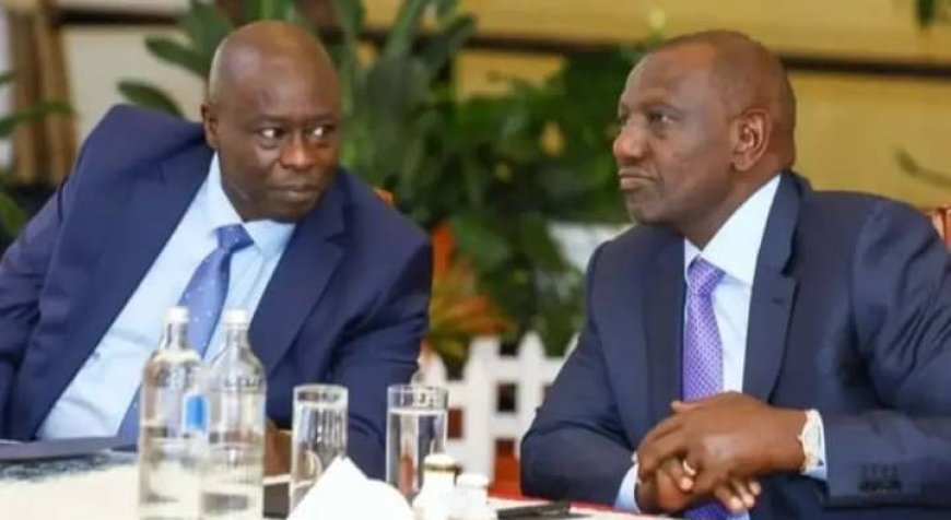 Visi Perezida wa Kenya, Rigathi Gachagua yahishuye amabanga ya Perezida wa Kenya, William Ruto