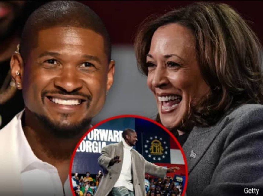Usher yahishuye icyatumye ashyigikira Kamala Harris uri kwiyamamariza kuyobora Amerika