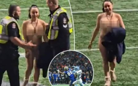 Si ubwa mbere bibaye! Icyahanishijwe umugore winjiye mu kibuga yambaye ubusa buri buri