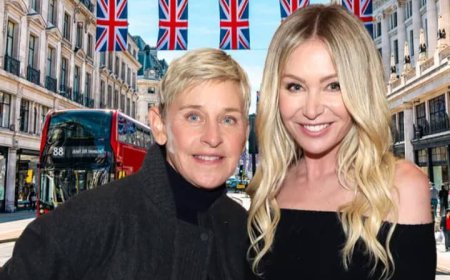 A woman married a woman! Ellen and her woman are in UK as they are escaping Donald Trump’s regime