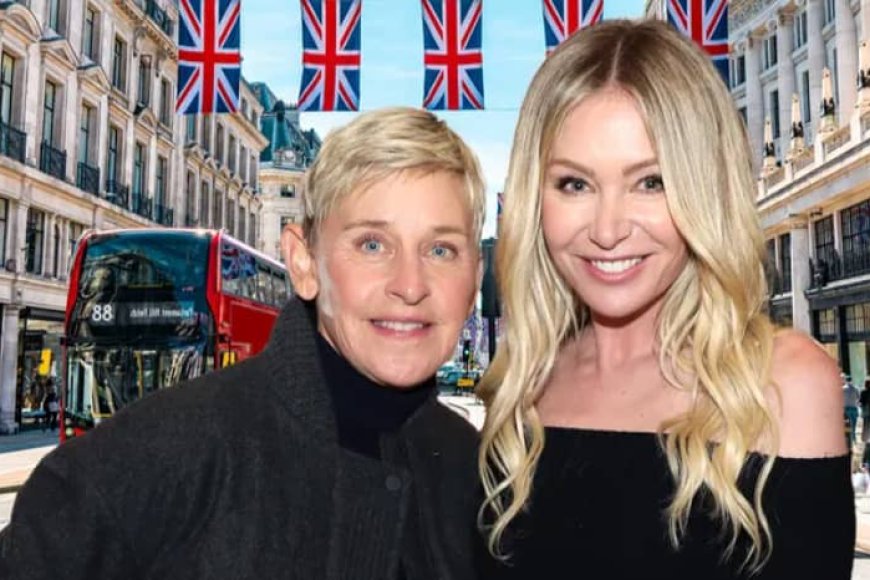 A woman married a woman! Ellen and her woman are in UK as they are escaping Donald Trump’s regime