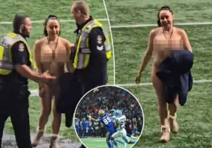 Si ubwa mbere bibaye! Icyahanishijwe umugore winjiye mu kibuga yambaye ubusa buri buri