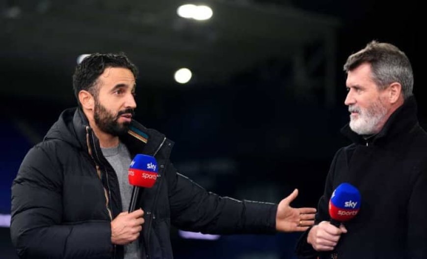 Uko abafana bafashe umutoza wa Manchester United, Ruben wanze gusuhuza Ed Sheeran