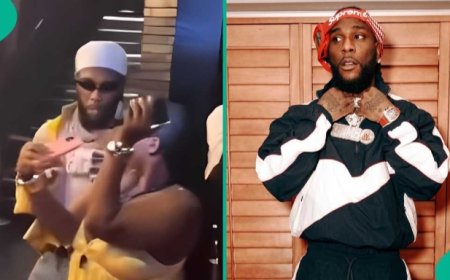 Icyo Burna Boy yakoreye umufana washatse kumufata ifoto