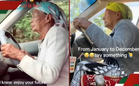 Uko umugore w’imyaka 80 yize gutwara imodoka