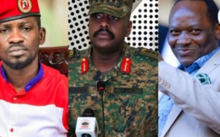 Gen. Kainerugaba yifatiye ku gahanga Bobi Wine amwita 'ikigoryi'