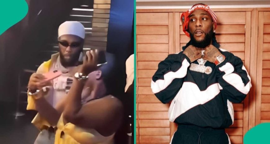 Icyo Burna Boy yakoreye umufana washatse kumufata ifoto