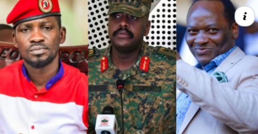 Gen. Kainerugaba yifatiye ku gahanga Bobi Wine amwita 'ikigoryi'