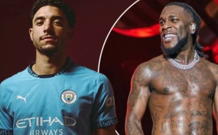 Umukinnyi wa Manchester City, Marmoush yahanganishije abakunzi ba Burna Boy na Wizkid