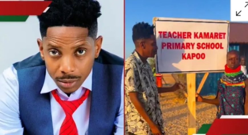 Icyashenye ishuri ryubatswe na Eric Omondi cyamenyekanye