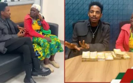 Eric Omondi yegeranyije amafaranga arenga miliyoni 8 RWF ahabwa utishoboye