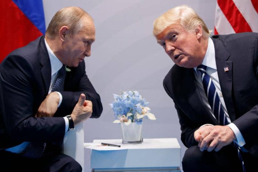 Perezida Donald Trump yagiranye ibiganiro na Vladimir Putin byo guhagarika intambara