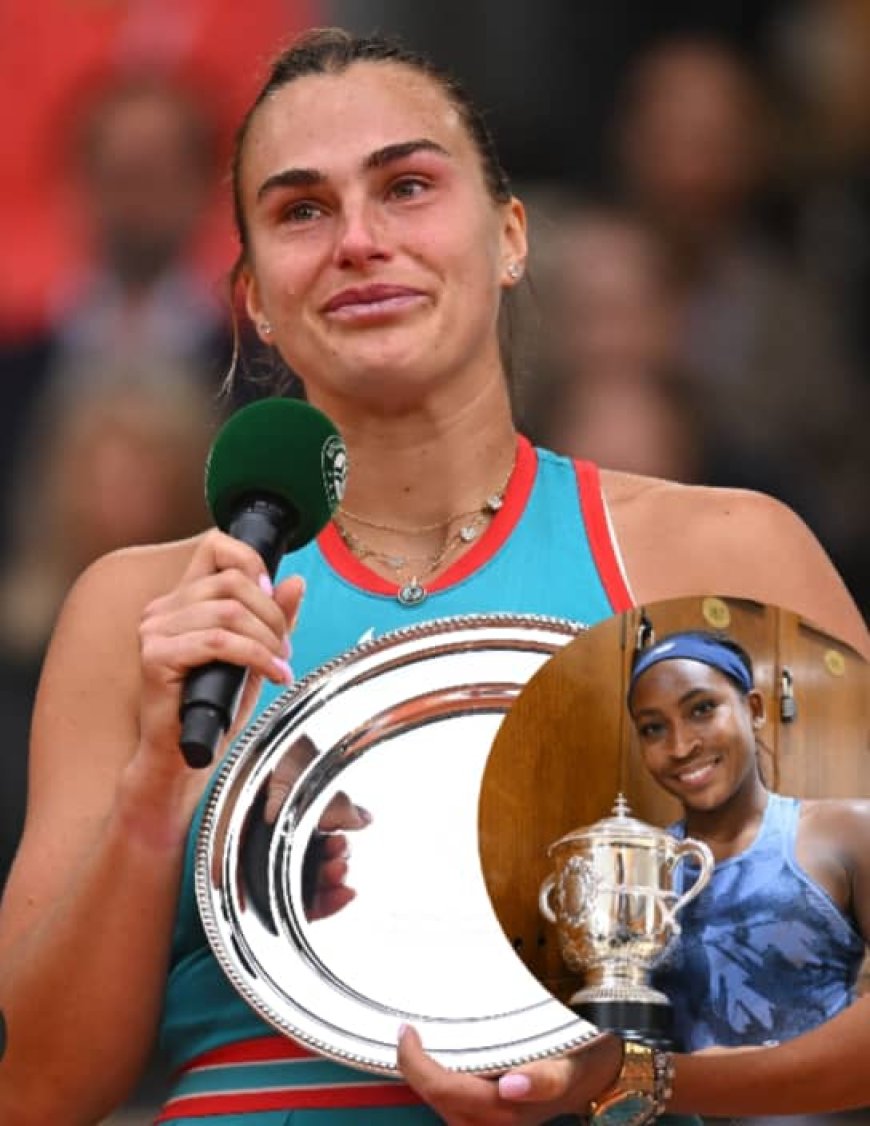 Nimero ya mbere muri Tennis, Sabalenka yasubije Coco Gauff umaze kumutsinda inshuro ebyiri