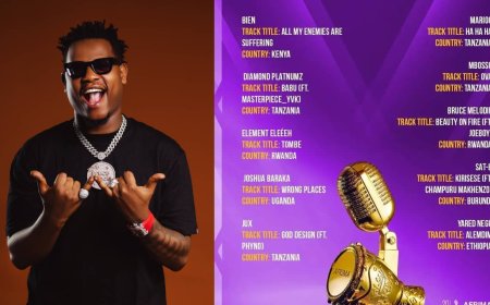 Icyo wamenya ku bihembo bya AFRIMA  bihatanyemo Bruce Melodie na Diamond Platnumz