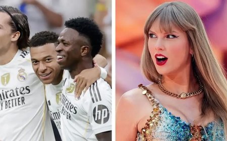 Taylor Swift yatunguranye aririmba Real Madrid kuri album ye nshya