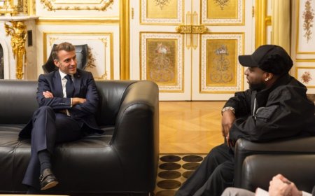 Davido udasiba kuba hafi y'ibikomerezwa yahuye na Perezida w'u Bufaransa