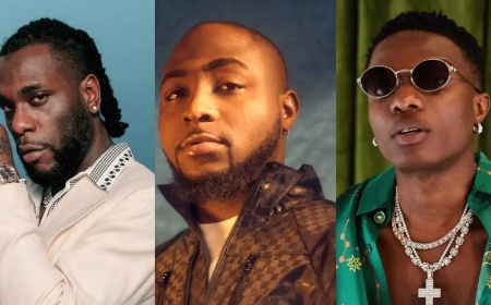 Burna Boy, Davido na Wizkid bahurijwe mu gitaramo kimwe n'umuhungu wa Perezida