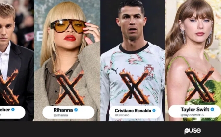 Rihanna, Cristiano, Taylor Swift n’abandi bakomeje kubura miliyoni z’ababakurikira kuri X(Twitter)