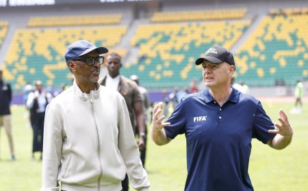 Perezida wa FIFA agiye kureba bwa mbere umukino wa shampiyona y'u Rwanda