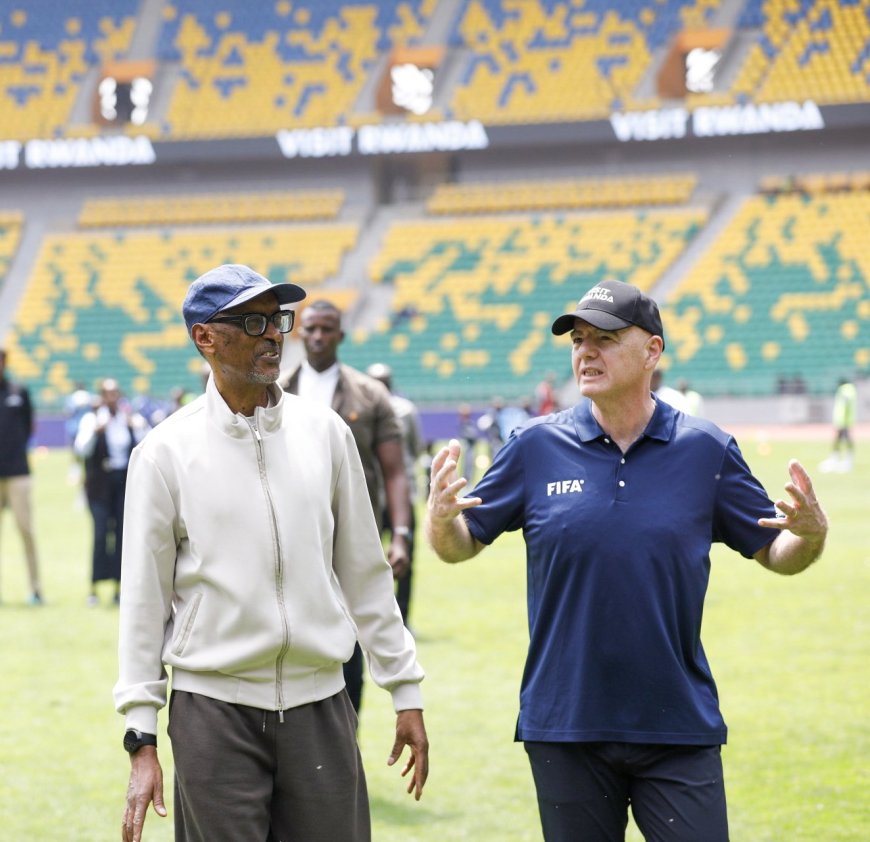 Perezida wa FIFA agiye kureba bwa mbere umukino wa shampiyona y'u Rwanda