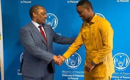 Josh Ishimwe yasuye Ambasade y’u Rwanda muri Poland
