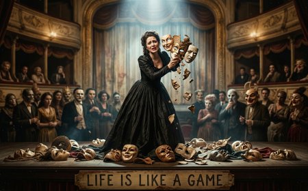 Ubuzima ni nk’umukino, aho buri wese akinana isura itari iye.