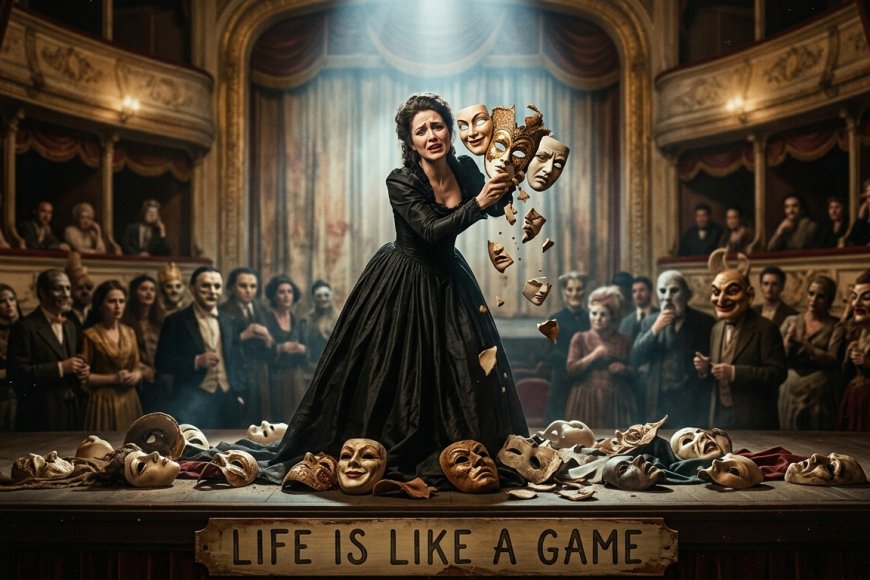 Ubuzima ni nk’umukino, aho buri wese akinana isura itari iye.