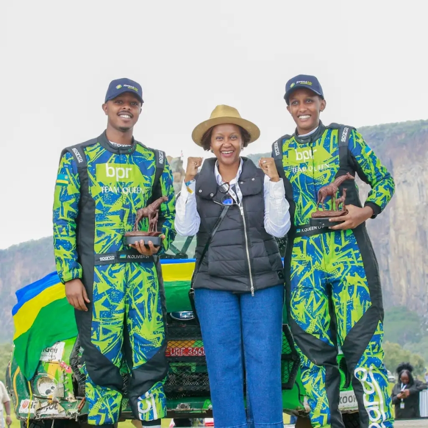 Queen Kalimpinya yitwaye neza muri Safari Rally Kenya