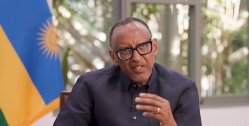 Kagame yongeye kugaragaza impungenge ku mubano wa Tshisekedi n’umuhungu wa Habyarimana