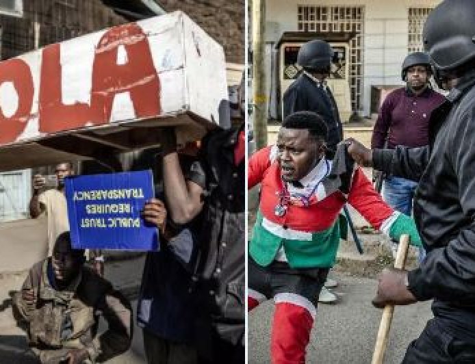 KENYA: POLISI YISHE UMWE MU BIGARAGAMBYA